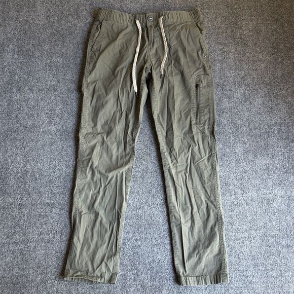 Vuori Pants - Vuori Women’s Ripstop Pants Size S Olive Green Stretch Hiking Travel VW401